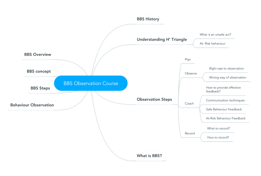 BBS Observation Mind-map